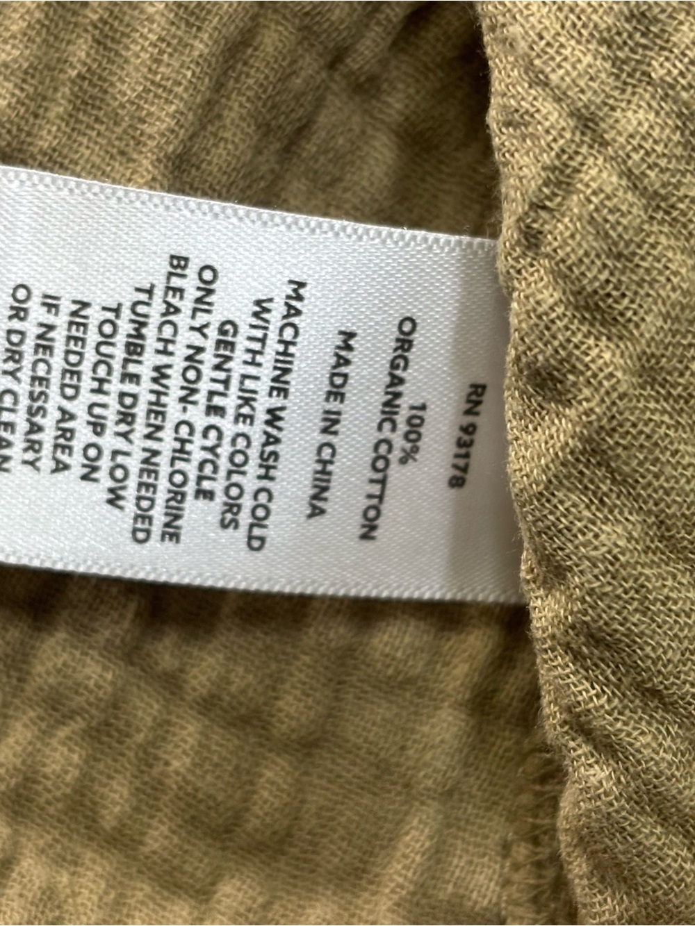 Magaschoni Organic Cotton Gauze Shirt Short Sleeve Top Women’s Size XS - Picture 6 of 7